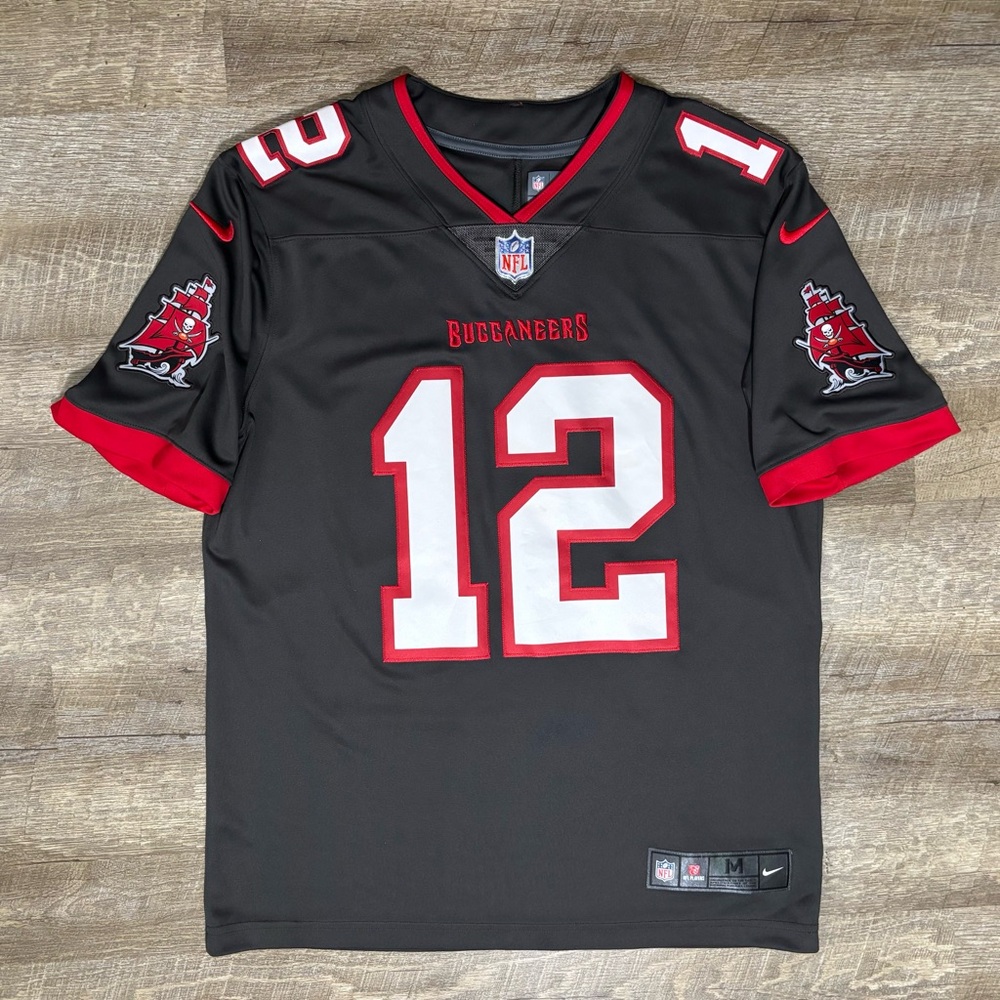 Tom Brady Nike Vapor Jersey Tampa Bay Buccaneers Alternate Pewter Stitched